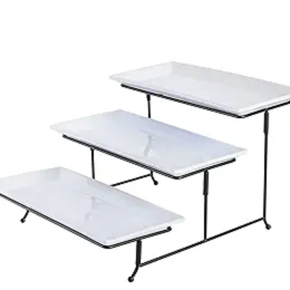 Gracious Dining Dinnerware, 3-Tier Rectangle Plat… - image 6